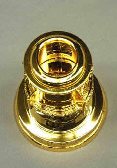 舎利入れ　丸塔　（小）　本金メッキ画像