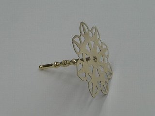 鎮段具　けつ柱輪宝　磨き画像