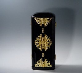 黒　丸厨子　普通幅　９寸の画像