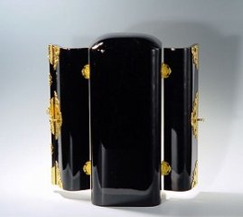 黒　丸厨子　普通幅　９寸画像