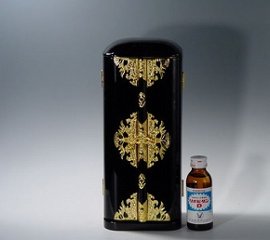 黒　丸厨子　普通幅　９寸画像