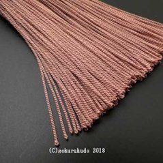 正絹頭付き房軸付き（35番、 灰桜色）2.5匁画像