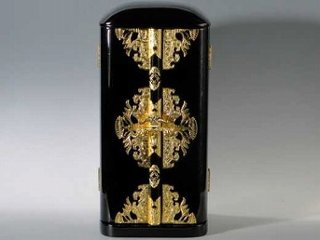 黒　丸厨子　中幅　９寸の画像