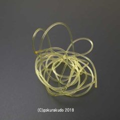腕輪用　イエローゴム　直径０．８ｍｍ の画像