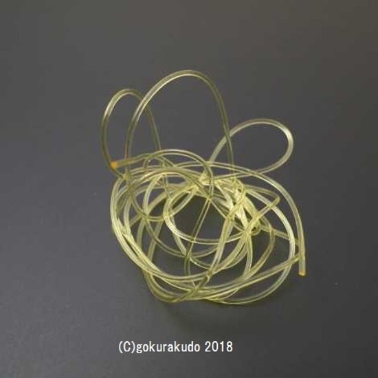腕輪用　イエローゴム　直径０．８ｍｍ 画像