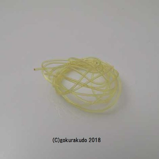 腕輪用　イエローゴム　直径０．８ｍｍ 画像