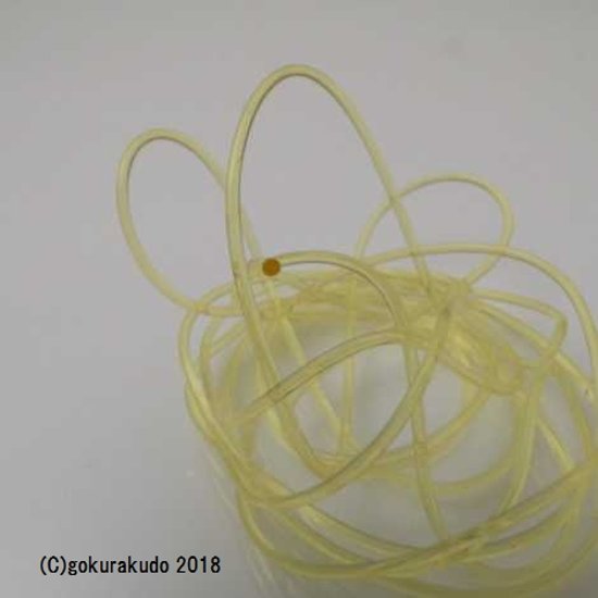 腕輪用　イエローゴム　直径０．８ｍｍ 画像