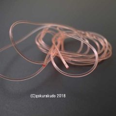 腕輪用　ピンクゴム　直径０．８ｍｍ 画像