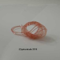 腕輪用　ピンクゴム　直径０．８ｍｍ 画像