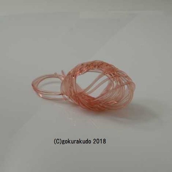 腕輪用　ピンクゴム　直径０．８ｍｍ 画像