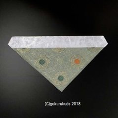 三角打敷 夏用100代 淡い緑系色１-HWの画像