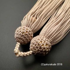 正絹頭付き房軸付き（26番、 抑えたピンク色）2.5匁画像