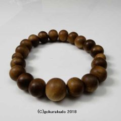 数珠ブレス 総白檀 主玉10mm玉画像
