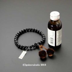 数珠 男性用 黒檀 主玉27個入 茶色梵天房画像