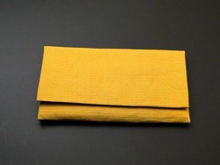 数珠入れ 紬（つむぎ）（大）(5.からし色) sの画像