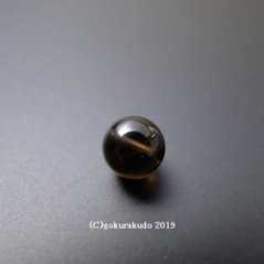 茶水晶の主玉 （穴-穴）約8mm　1個当たりの画像