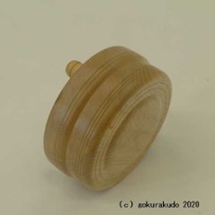 木鉦（もくしょう） 紅葉製 丸木鉦 7寸画像