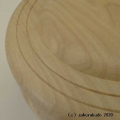 木鉦（もくしょう） 紅葉製 丸木鉦 7寸画像