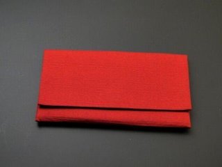 数珠入れ 紬（つむぎ）（大）(6.エンジ色) sの画像