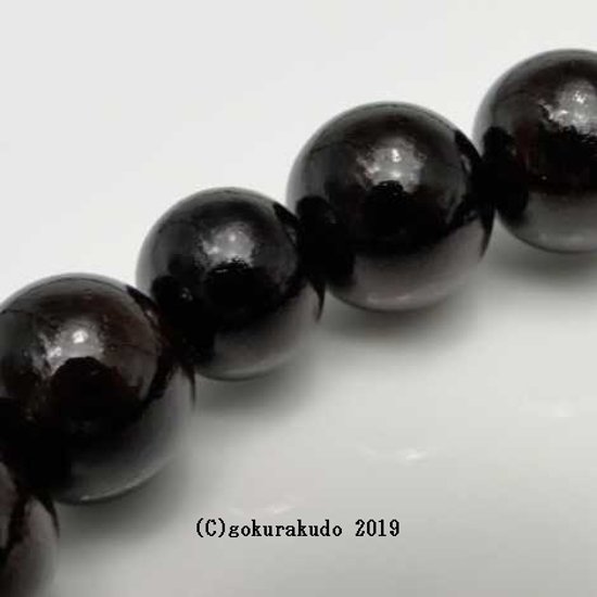 数珠 男性用 紫檀 主玉22個入 茶色梵天房画像