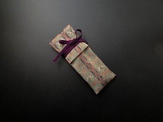 錫杖袋（錫杖入れ） 茶色系正倉院柄（短寸柄用ミニサイズ）  sの画像