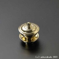 塗香器　豆型　磨き（駒印）（密教法具・前具）の画像