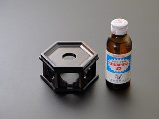 六角りん台　黒檀製　３寸画像