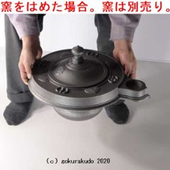 護摩釜の外縁の -つば-　護摩釜鉄製尺３用画像
