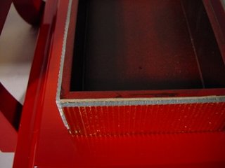 経机 朱塗り １尺 画像