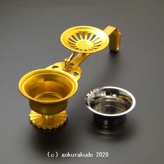 太子型柄香炉 アルミ製画像
