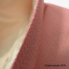 ちりめん桜小紋数珠入　ピンク画像