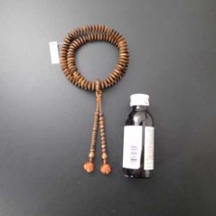 数珠 天台宗 総栴檀（せんだん） 9寸 茶色利久房画像