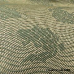 数珠入れ 正絹 名物裂 緑系色（鯛柄）-H画像