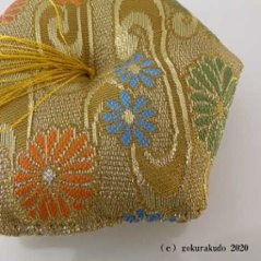 小菊綴れ六角布団　2.5寸画像