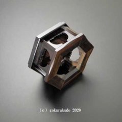 六角りん台　黒檀製　3.5寸画像