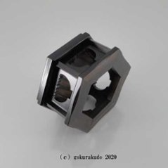 六角りん台　黒檀製　3.5寸画像