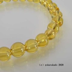数珠ブレス 総黄水晶 主玉6ｍｍ画像