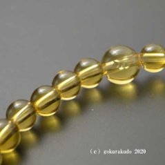 数珠ブレス 総黄水晶 主玉6ｍｍ画像