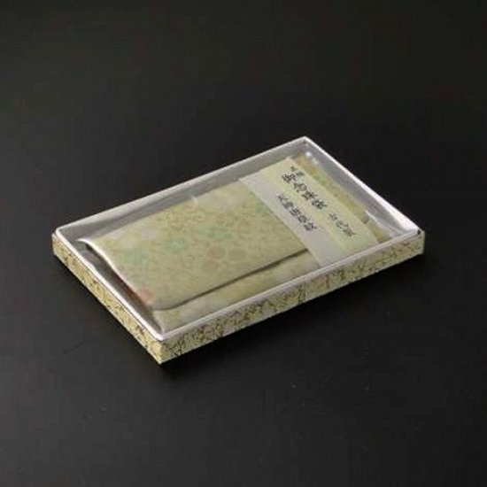正絹古代裂数珠入れ（S印）天神唐草紋画像