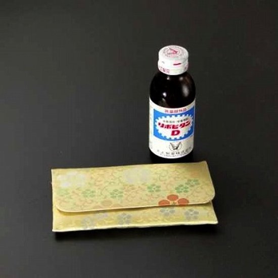 正絹古代裂数珠入れ（S印）天神唐草紋画像