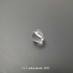 透明水晶の主玉 （穴-穴）約8mm　1個当たりの画像