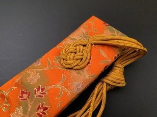 半袈裟（正絹）朱系色画像