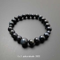 数珠 ブレス 青虎目石 主玉8mmサイズの画像