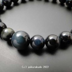数珠 ブレス 青虎目石 主玉8mmサイズ画像