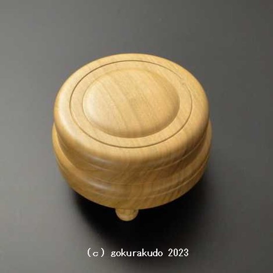 木鉦（もくしょう） 桜製 丸木鉦 3.5寸画像