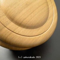 木鉦（もくしょう） 桜製 丸木鉦 3.5寸画像
