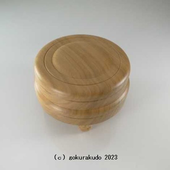 木鉦（もくしょう） 桜製 丸木鉦 3.5寸画像