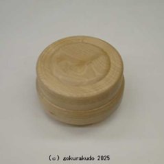 木鉦 紅葉（楓）製丸木鉦 尺の画像