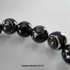 数珠 男性用 本海松 主玉(おもだま)22個入 正絹頭付房(os-2025-2)画像