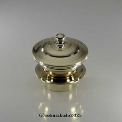 塗香器　大型　磨き（栄型）（密教法具・前具）の画像